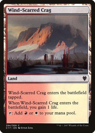 Wind-Scarred Crag [Commander 2017] | Jomio and Rueliete's Cards and Comics