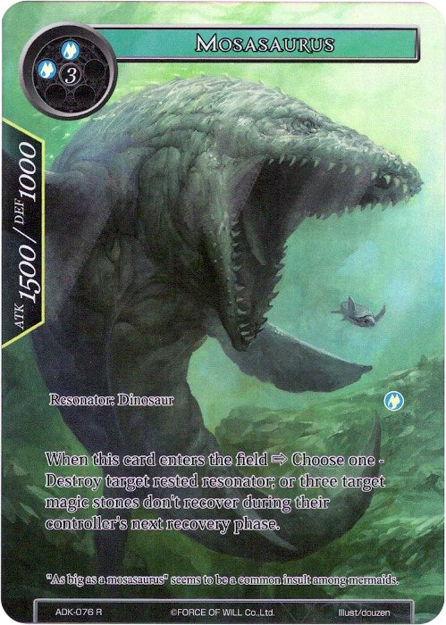 Mosasaurus (Full Art) (ADK-076) [Advent of the Demon King] | Jomio and Rueliete's Cards and Comics
