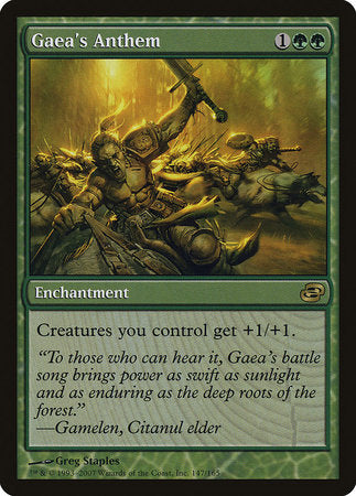 Gaea's Anthem [Planar Chaos] | Jomio and Rueliete's Cards and Comics