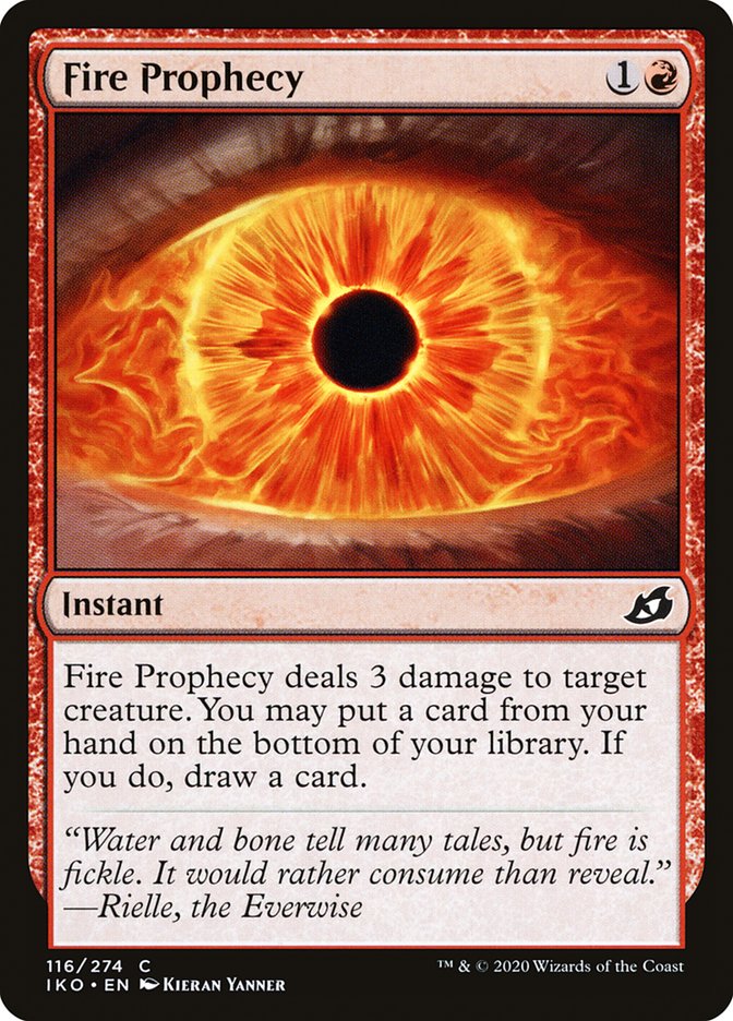 Fire Prophecy [Ikoria: Lair of Behemoths] | Jomio and Rueliete's Cards and Comics