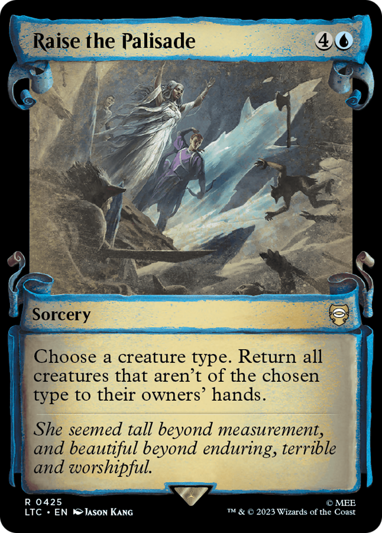 Raise the Palisade [The Lord of the Rings: Tales of Middle-Earth Commander Showcase Scrolls] | Jomio and Rueliete's Cards and Comics