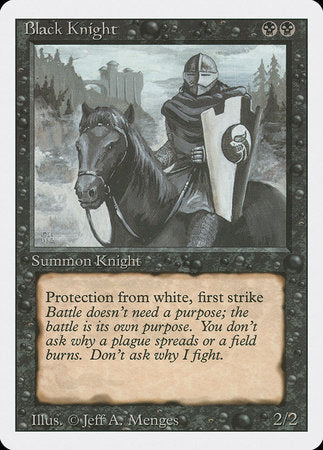 Black Knight [Revised Edition] | Jomio and Rueliete's Cards and Comics