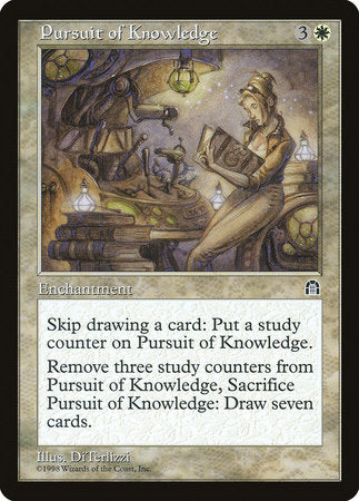 Pursuit of Knowledge [Stronghold] | Jomio and Rueliete's Cards and Comics