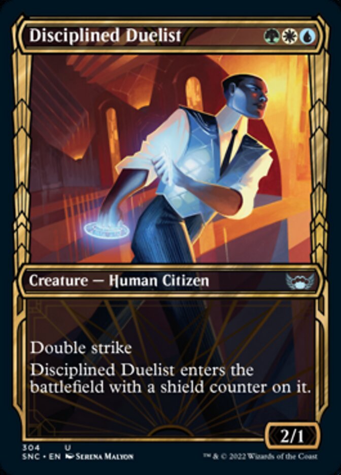 Disciplined Duelist (Showcase Golden Age) [Streets of New Capenna] | Jomio and Rueliete's Cards and Comics