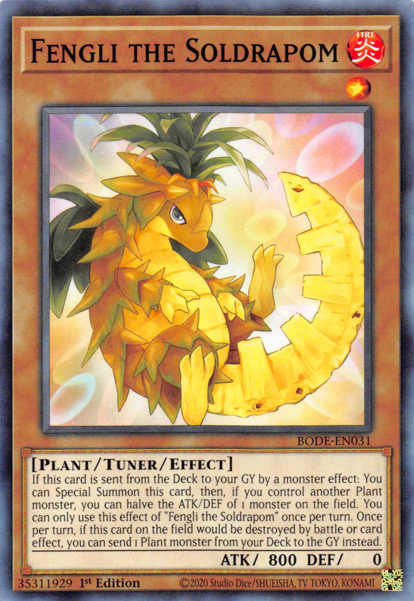 Fengli the Soldrapom [BODE-EN031] Common | Jomio and Rueliete's Cards and Comics