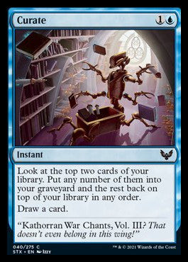 Curate [Strixhaven: School of Mages] | Jomio and Rueliete's Cards and Comics