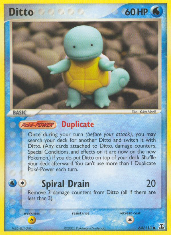 Ditto (64/113) [EX: Delta Species] | Jomio and Rueliete's Cards and Comics
