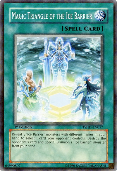 Magic Triangle of the Ice Barrier [TSHD-EN057] Common | Jomio and Rueliete's Cards and Comics