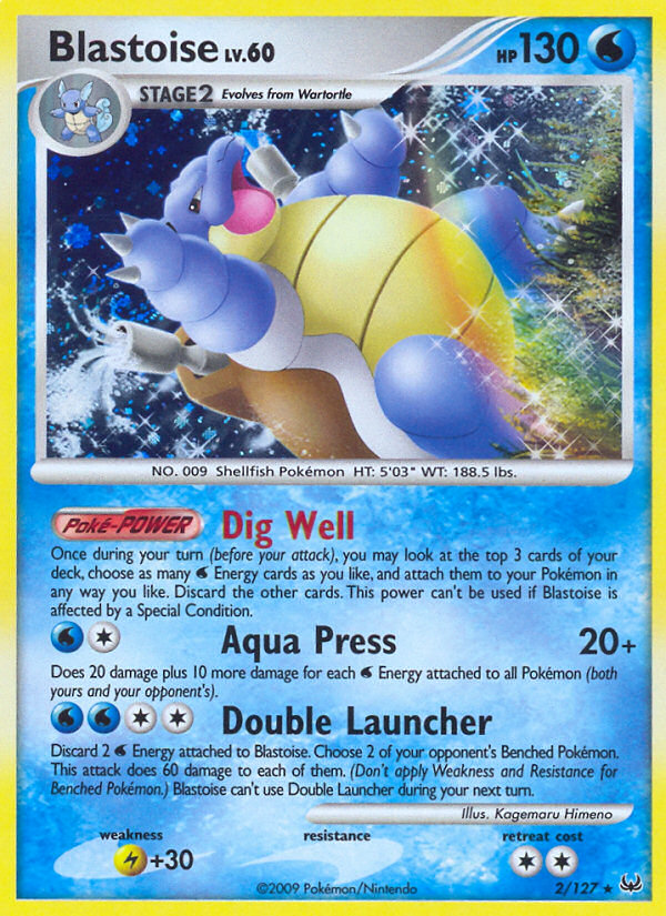 Blastoise (2/127) [Platinum: Base Set] | Jomio and Rueliete's Cards and Comics