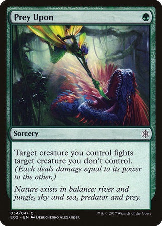 Prey Upon [Explorers of Ixalan] | Jomio and Rueliete's Cards and Comics