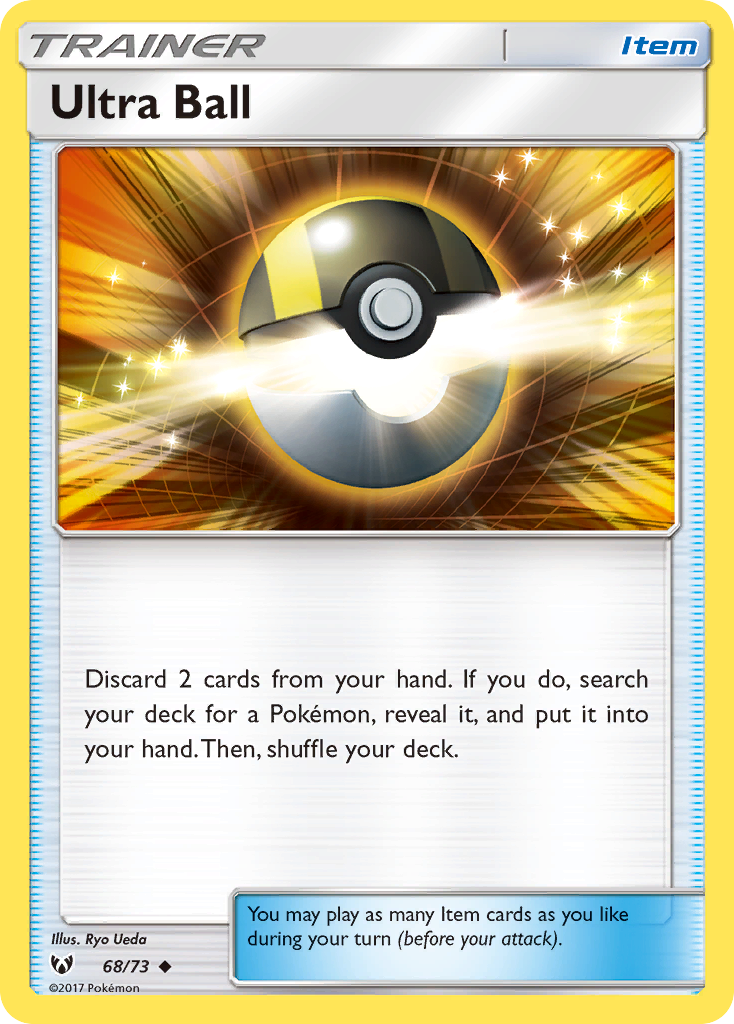 Ultra Ball (68/73) [Sun & Moon: Shining Legends] | Jomio and Rueliete's Cards and Comics