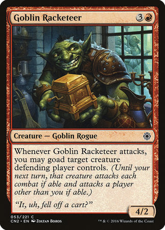 Goblin Racketeer [Conspiracy: Take the Crown] | Jomio and Rueliete's Cards and Comics