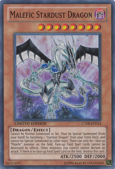 Malefic Stardust Dragon [CT08-EN014] Super Rare | Jomio and Rueliete's Cards and Comics