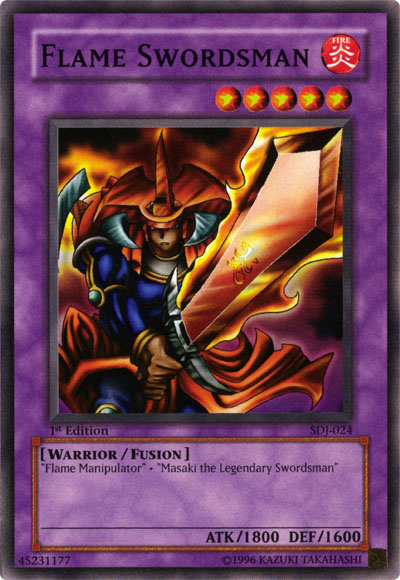 Flame Swordsman [SDJ-024] Common | Jomio and Rueliete's Cards and Comics