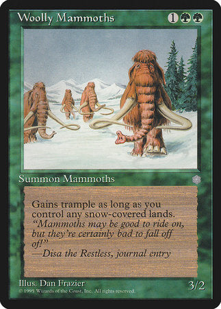 Woolly Mammoths [Ice Age] | Jomio and Rueliete's Cards and Comics