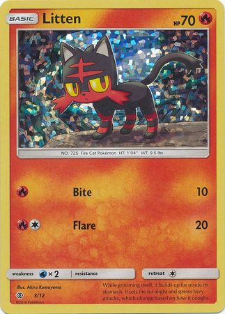 Litten (3/12) [McDonald's Promos: 2017 Collection] | Jomio and Rueliete's Cards and Comics