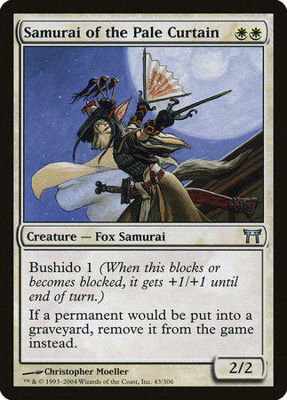 Samurai of the Pale Curtain [Champions of Kamigawa] | Jomio and Rueliete's Cards and Comics