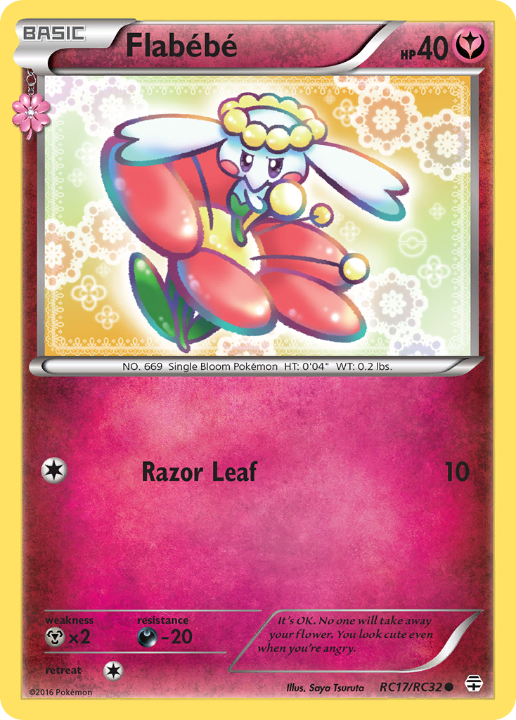 Flabebe (RC17/RC32) [XY: Generations] | Jomio and Rueliete's Cards and Comics