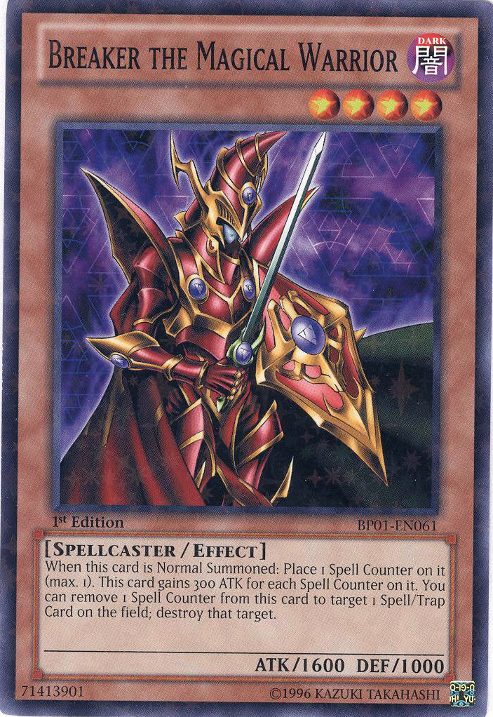 Breaker the Magical Warrior [BP01-EN061] Starfoil Rare | Jomio and Rueliete's Cards and Comics