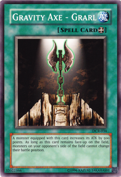 Gravity Axe - Grarl [DCR-034] Common | Jomio and Rueliete's Cards and Comics