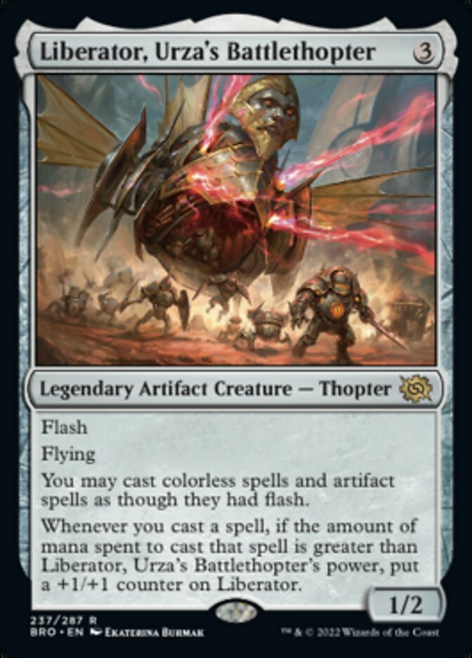 Liberator, Urza's Battlethopter [The Brothers' War] | Jomio and Rueliete's Cards and Comics