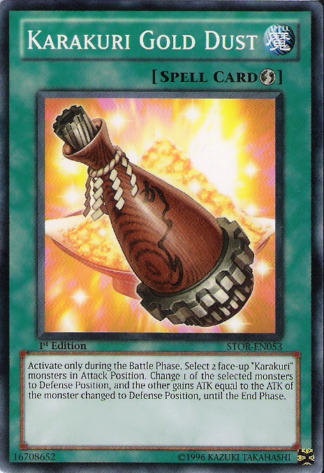 Karakuri Gold Dust [STOR-EN053] Common | Jomio and Rueliete's Cards and Comics