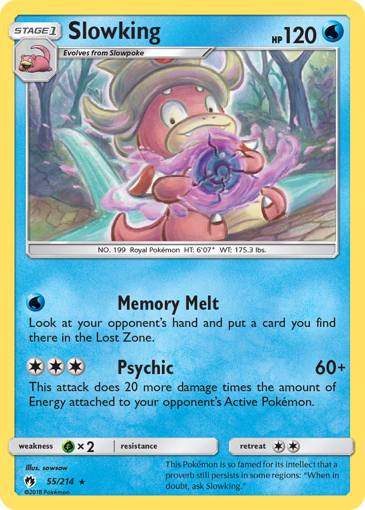 Slowking (55/214) [Sun & Moon: Lost Thunder] | Jomio and Rueliete's Cards and Comics
