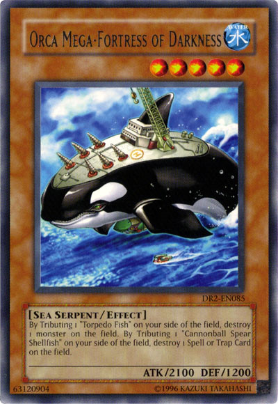 Orca Mega-Fortress of Darkness [DR2-EN085] Rare | Jomio and Rueliete's Cards and Comics