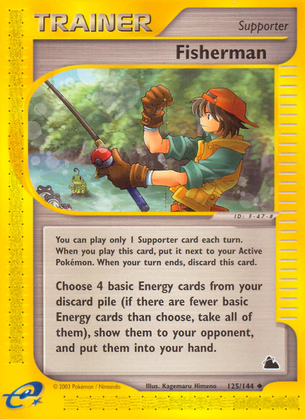 Fisherman (125/144) [Skyridge] | Jomio and Rueliete's Cards and Comics