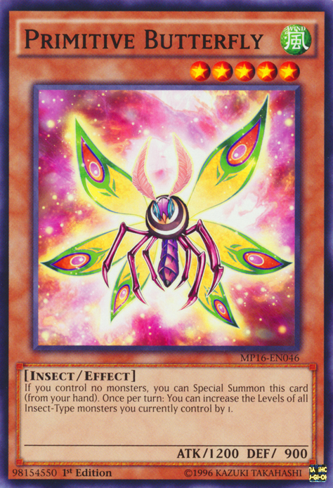 Primitive Butterfly [MP16-EN046] Common | Jomio and Rueliete's Cards and Comics