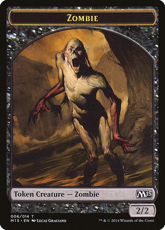 Zombie Token [Magic 2015 Tokens] | Jomio and Rueliete's Cards and Comics