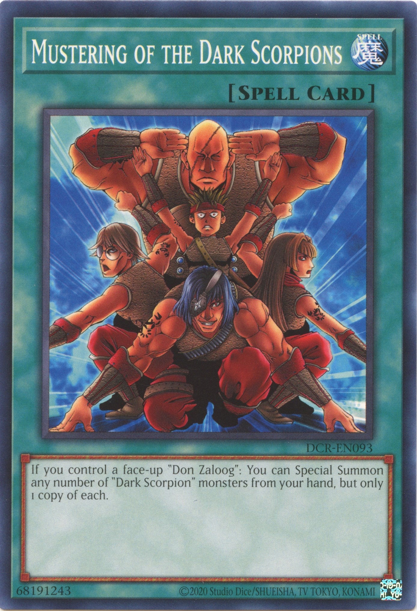 Mustering of the Dark Scorpions (25th Anniversary) [DCR-EN093] Common | Jomio and Rueliete's Cards and Comics