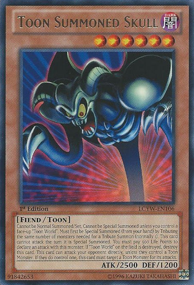 Toon Summoned Skull [LCYW-EN106] Rare | Jomio and Rueliete's Cards and Comics