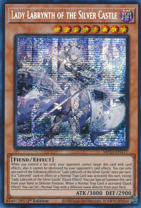 Lady Labrynth of the Silver Castle [MP23-EN177] Prismatic Secret Rare | Jomio and Rueliete's Cards and Comics