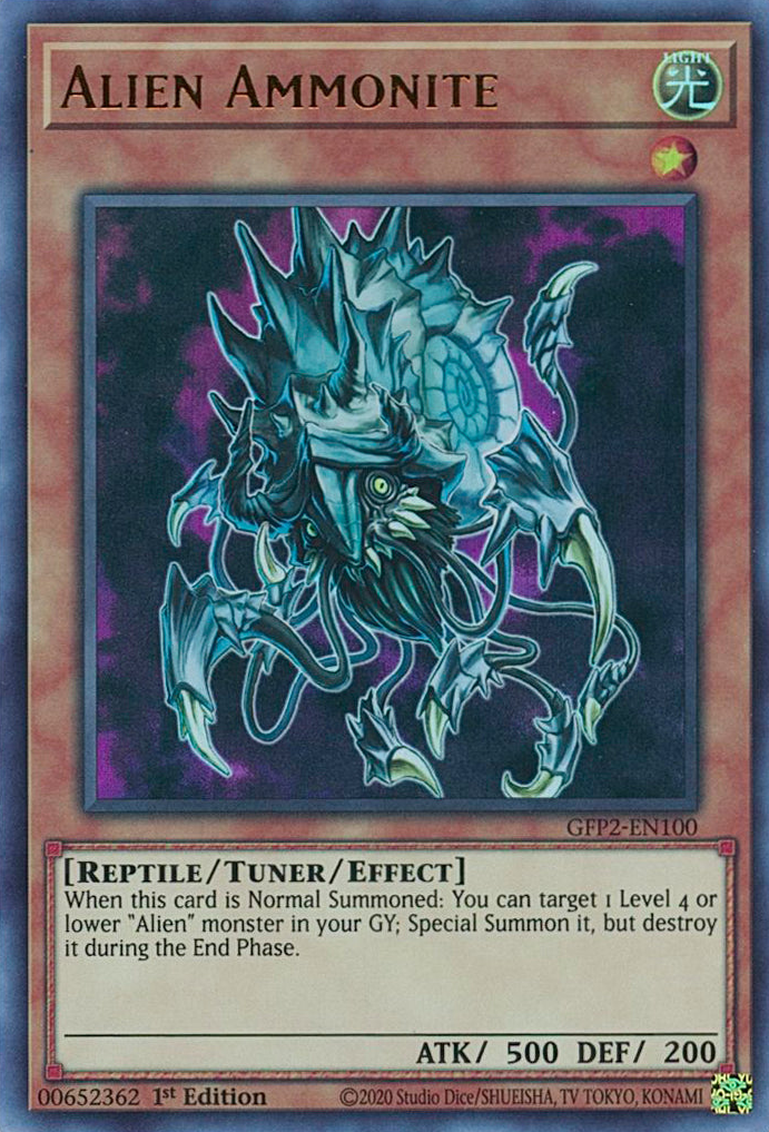 Alien Ammonite [GFP2-EN100] Ultra Rare | Jomio and Rueliete's Cards and Comics