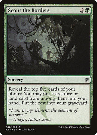 Scout the Borders [Khans of Tarkir] | Jomio and Rueliete's Cards and Comics