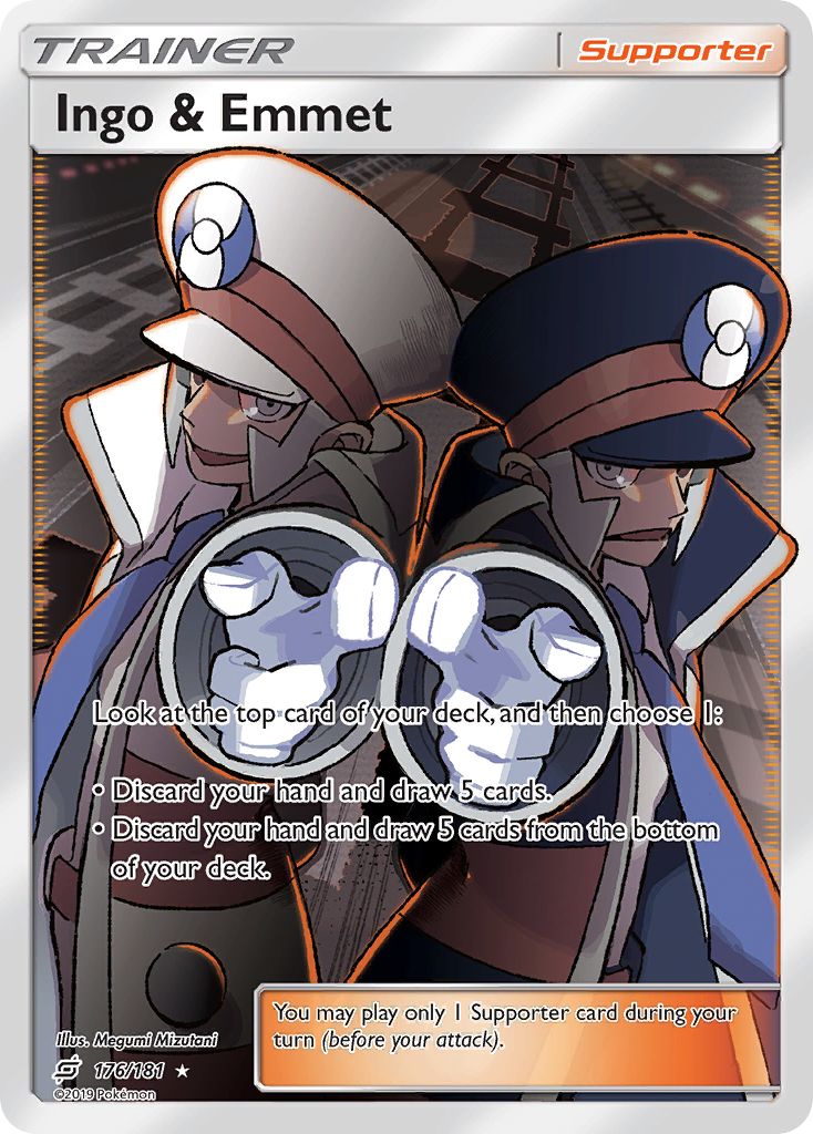 Ingo & Emmet (176/181) [Sun & Moon: Team Up] | Jomio and Rueliete's Cards and Comics