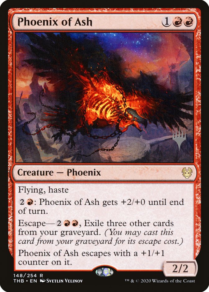 Phoenix of Ash (Promo Pack) [Theros Beyond Death Promos] | Jomio and Rueliete's Cards and Comics