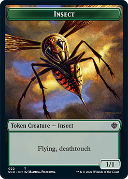 Insect // Soldier Double-Sided Token [Starter Commander Decks] | Jomio and Rueliete's Cards and Comics