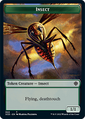 Insect // Cat Beast Double-Sided Token [Starter Commander Decks] | Jomio and Rueliete's Cards and Comics
