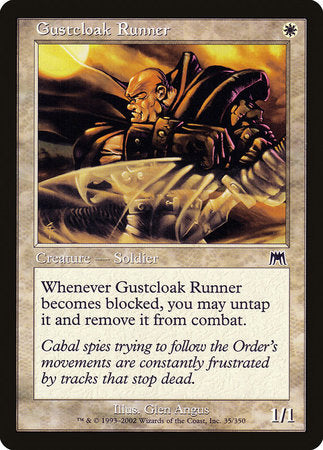 Gustcloak Runner [Onslaught] | Jomio and Rueliete's Cards and Comics