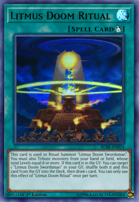 Litmus Doom Ritual [BLRR-EN014] Ultra Rare | Jomio and Rueliete's Cards and Comics