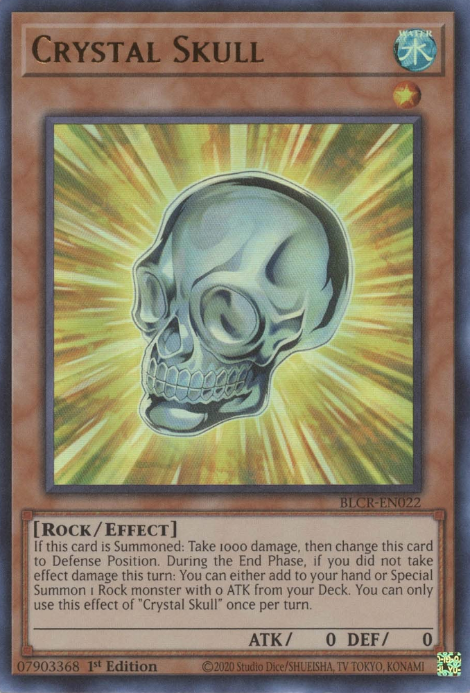 Crystal Skull [BLCR-EN022] Ultra Rare | Jomio and Rueliete's Cards and Comics