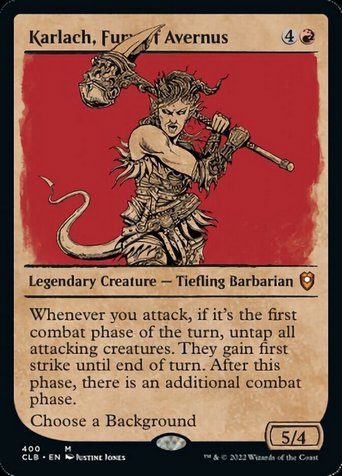 Karlach, Fury of Avernus (Showcase) [Commander Legends: Battle for Baldur's Gate] | Jomio and Rueliete's Cards and Comics