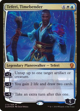 Teferi, Timebender [Dominaria] | Jomio and Rueliete's Cards and Comics