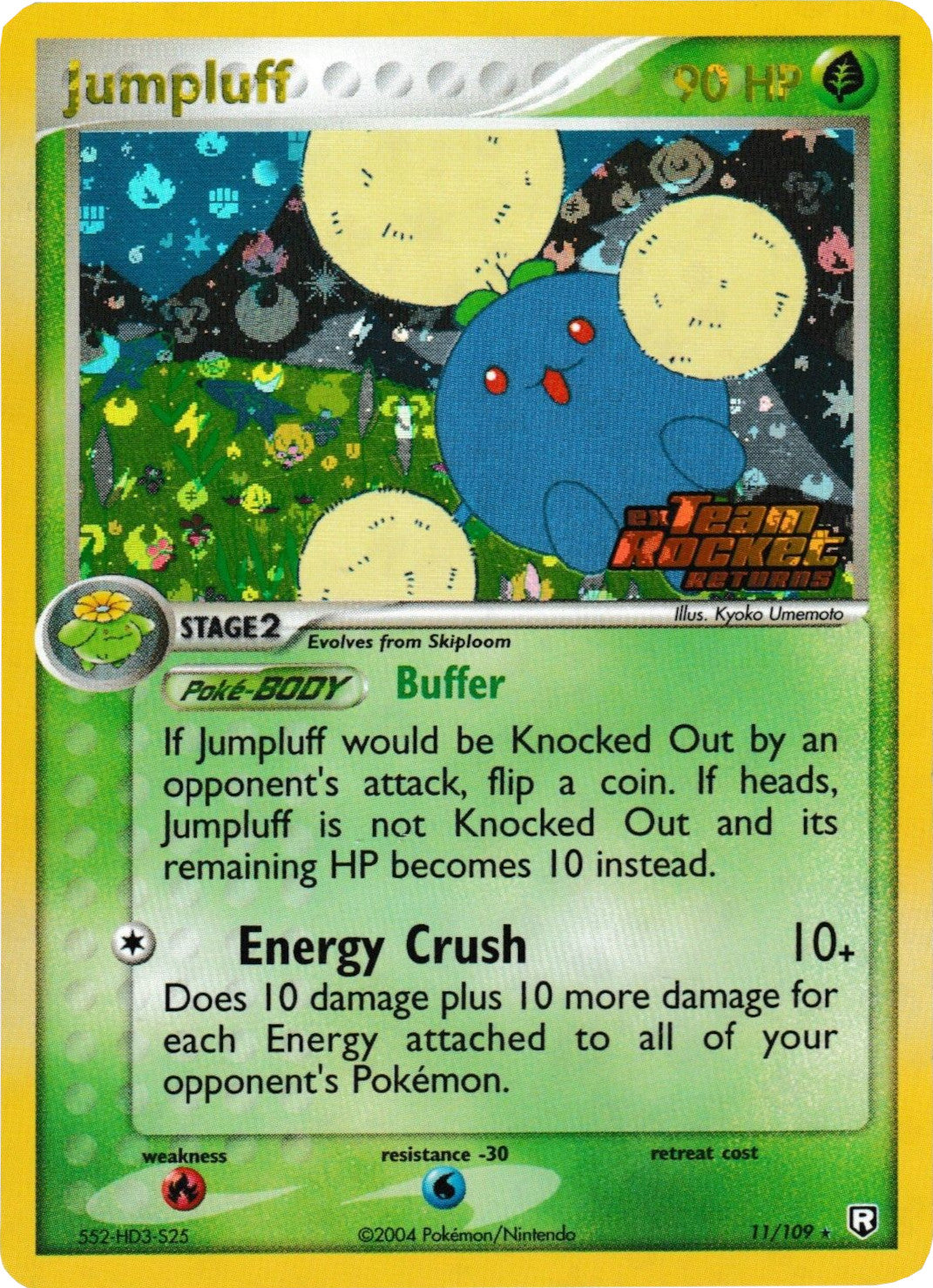 Jumpluff (11/109) (Stamped) [EX: Team Rocket Returns] | Jomio and Rueliete's Cards and Comics