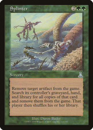 Splinter [Urza's Destiny] | Jomio and Rueliete's Cards and Comics