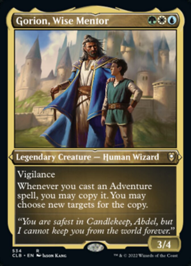 Gorion, Wise Mentor (Foil Etched) [Commander Legends: Battle for Baldur's Gate] | Jomio and Rueliete's Cards and Comics