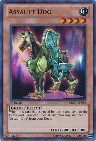 Assault Dog [DRLG-EN033] Super Rare | Jomio and Rueliete's Cards and Comics