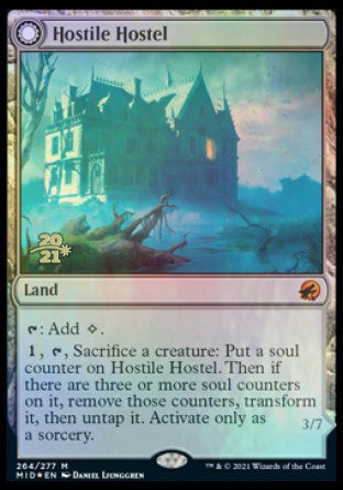 Hostile Hostel // Creeping Inn [Innistrad: Midnight Hunt Prerelease Promos] | Jomio and Rueliete's Cards and Comics